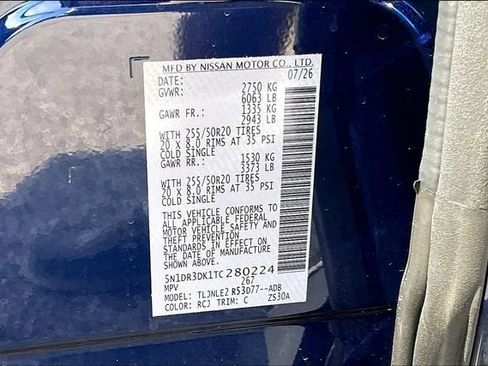 New 2026 Nissan Pathfinder Platinum w/ Accent Package AWD/4WD image 8