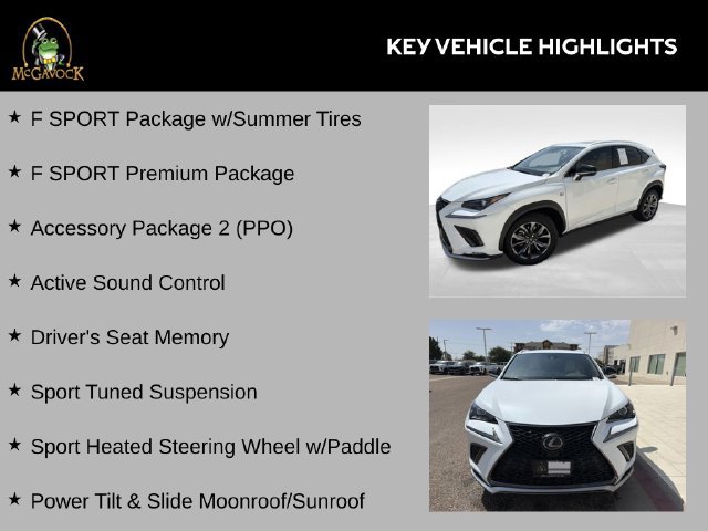 Used 2021 Lexus NX 300 F Sport w/ F Sport Premium Package FWD image 9