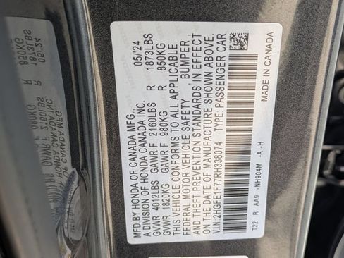 Used 2024 Honda Civic EX image 31
