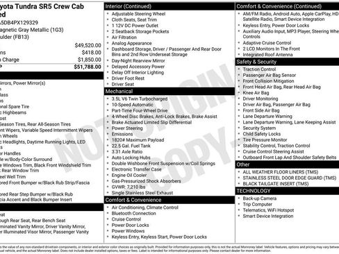 Used 2023 Toyota Tundra SR5 AWD/4WD image 10