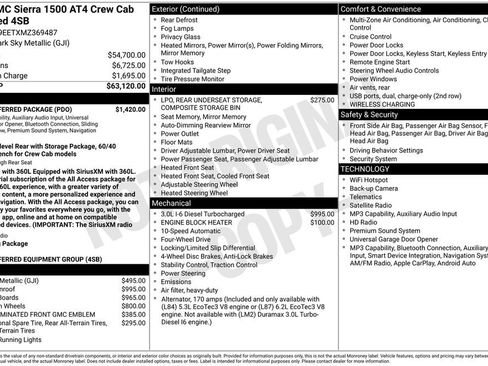 Used 2021 GMC Sierra 1500 AT4 w/ AT4 Preferred Package AWD/4WD image 51