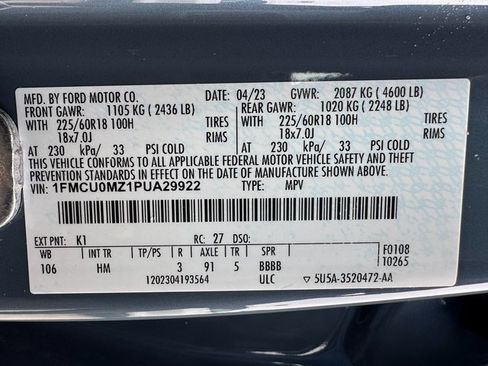 Used 2023 Ford Escape ST-Line w/ Equipment Group 301A image 28