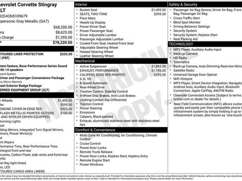 Used 2022 Chevrolet Corvette Stingray Preferred Cpe RWD image 6