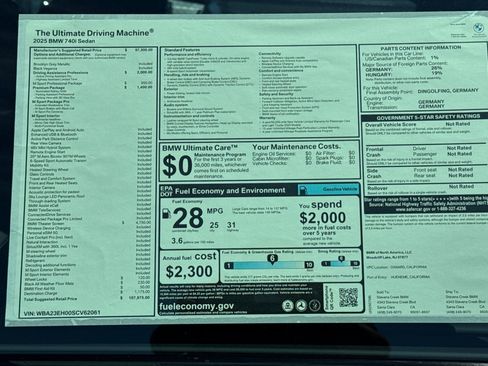 New 2025 BMW 740i image 31