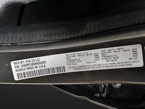 Used 2022 RAM 1500 TRX w/ TRX Level 2 Equipment Group AWD/4WD image 12