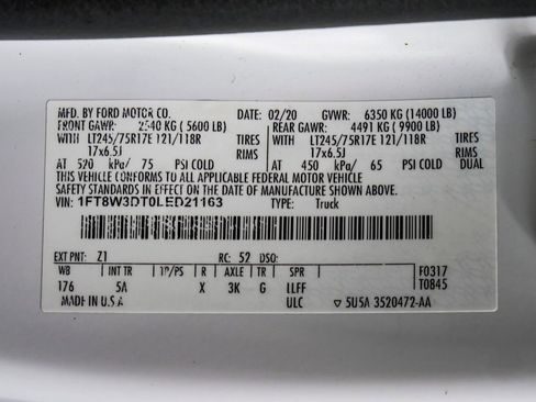 Used 2020 Ford F350 Lariat w/ Lariat Value Package image 58