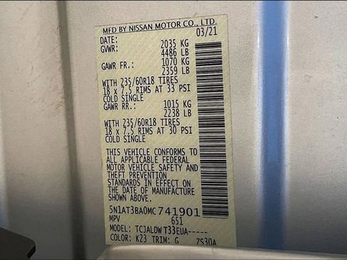 Used 2021 Nissan Rogue SV image 15