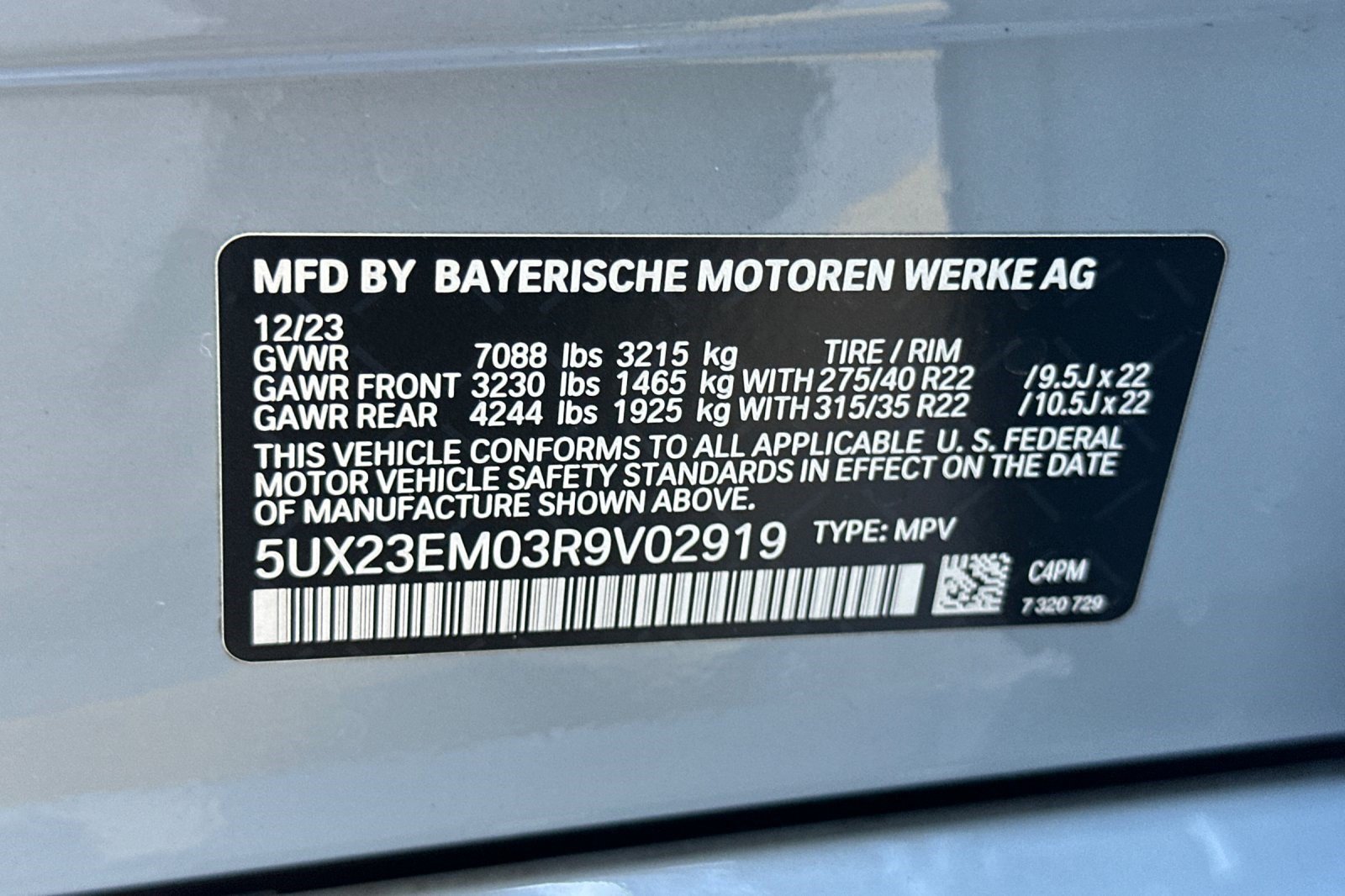 Used 2024 BMW X7 xDrive40i w/ M Sport Package AWD/4WD image 30