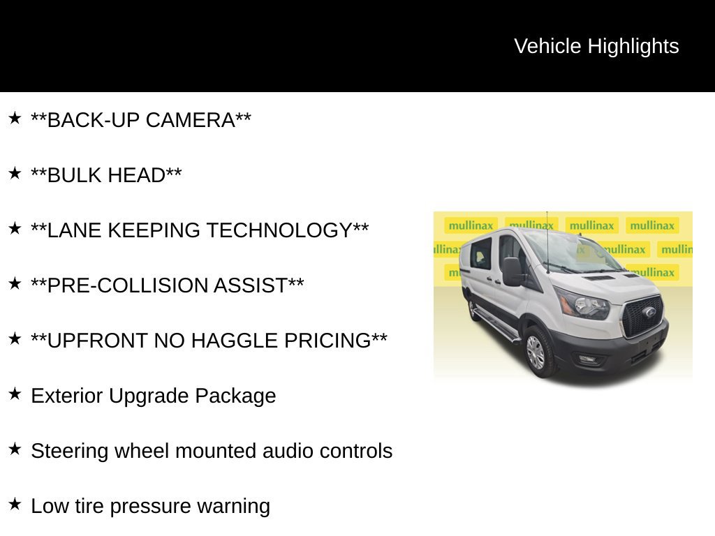 Used 2025 Ford Transit 250 Low Roof w/ Exterior Upgrade Package RWD image 6