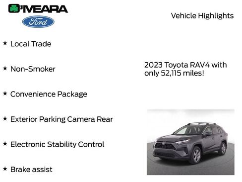 Used 2023 Toyota RAV4 XLE w/ Convenience Package FWD image 7