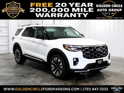 New 2025 Ford Explorer Platinum