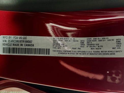 New 2026 Chrysler Pacifica Select w/ S Appearance Package image 8