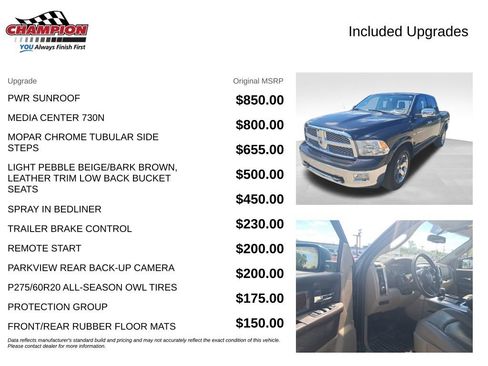 Used 2011 RAM 1500 Laramie w/ Protection Group AWD/4WD image 4