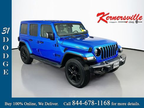 Used 2021 Jeep Wrangler Unlimited Sahara AWD/4WD image 1