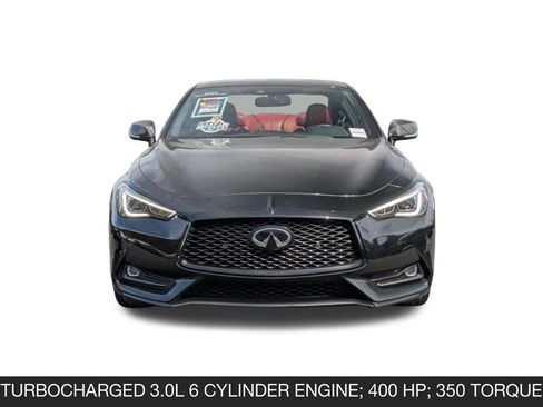 Used 2022 INFINITI Q60 Red Sport 400 w/ Carbon Fiber Package RWD image 4