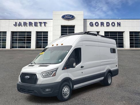 Used 2023 Ford Transit 350 148 High Roof DRW AWD w/ Exterior Upgrade Package image 2
