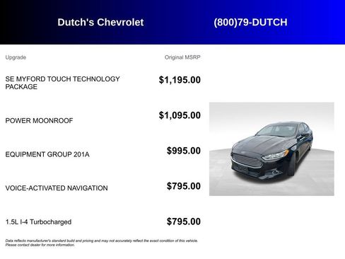 Used 2016 Ford Fusion SE FWD image 5