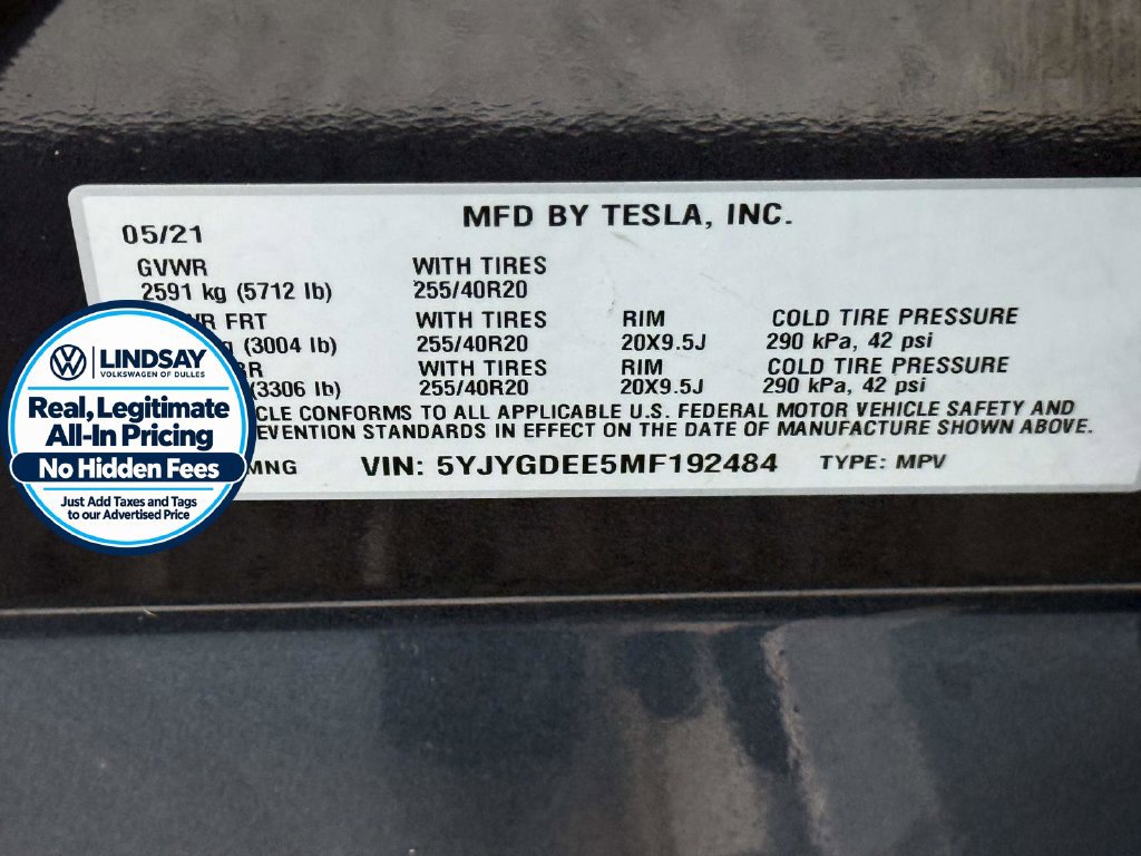 Used 2021 Tesla Model Y Long Range AWD/4WD image 31