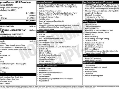 Used 2020 Toyota 4Runner SR5 Premium w/ Moonroof Package image 5