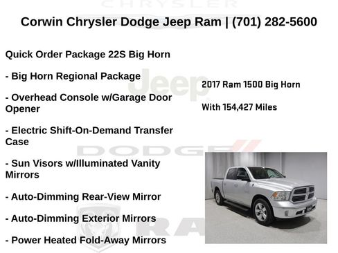 Used 2017 RAM 1500 Big Horn AWD/4WD image 6