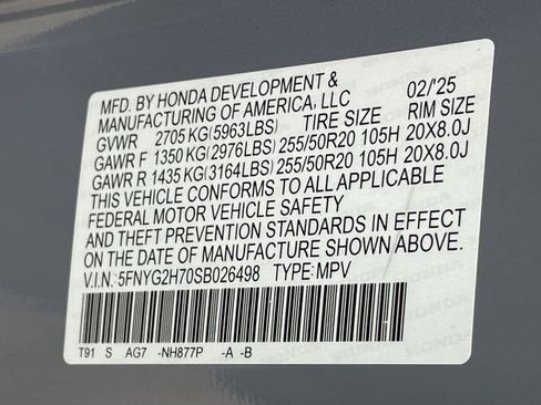 Certified 2025 Honda Pilot Touring image 32