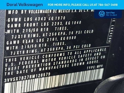 Used 2024 Volkswagen Taos SE FWD image 35