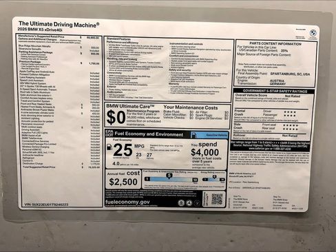 New 2026 BMW X5 xDrive40i w/ Premium Package image 12