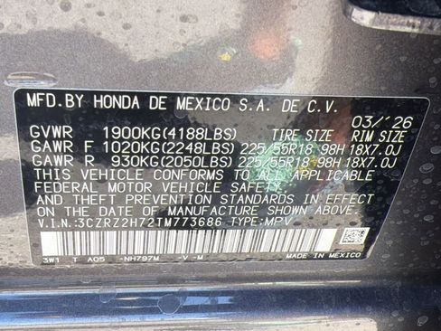 New 2026 Honda HR-V EX-L image 17