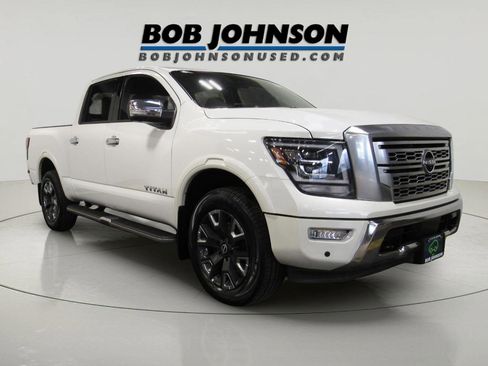 Used 2023 Nissan Titan Platinum Reserve w/ Off Road Protection Package AWD/4WD image 1
