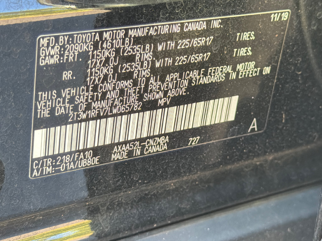 Used 2020 Toyota RAV4 XLE w/ Convenience Package FWD image 37