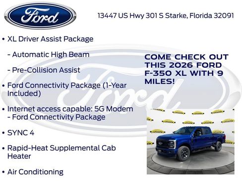 New 2026 Ford F350 XL w/ STX Appearance Package image 25