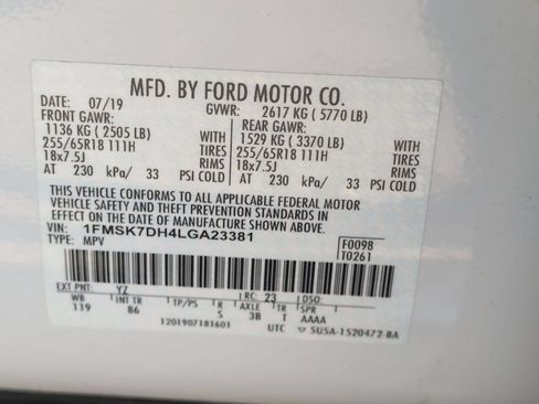 Used 2020 Ford Explorer XLT RWD image 34