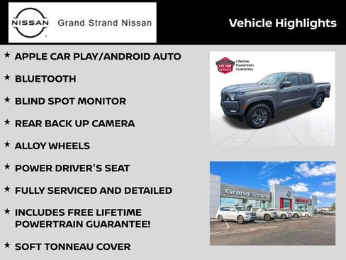 Certified 2025 Nissan Frontier SV w/ SV Convenience Package RWD image 3