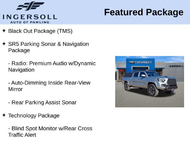 Used 2023 Toyota Tacoma TRD Sport w/ Black Out Package (TMS) AWD/4WD image 15