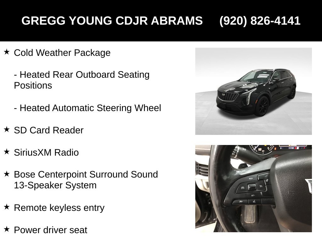 Used 2019 Cadillac XT4 Luxury w/ Cold Weather Package AWD/4WD image 13