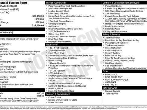 Used 2016 Hyundai Tucson Sport image 27