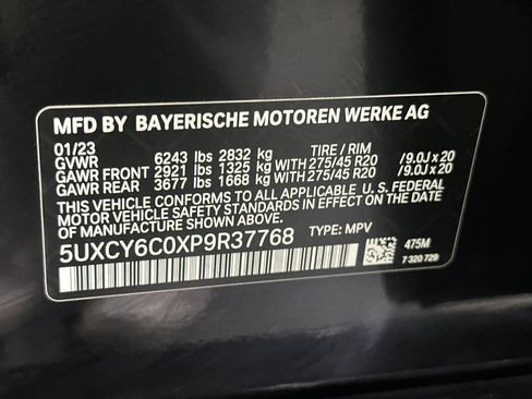 Used 2023 BMW X6 xDrive40i w/ M Sport Package AWD/4WD image 38