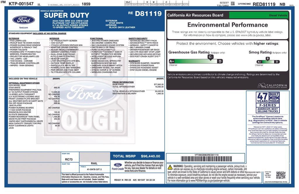 Used 2024 Ford F250 Platinum AWD/4WD image 5