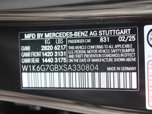 New 2025 Mercedes-Benz S 580 4MATIC Sedan image 28