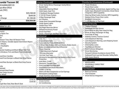 Used 2021 Hyundai Tucson SE AWD/4WD image 34
