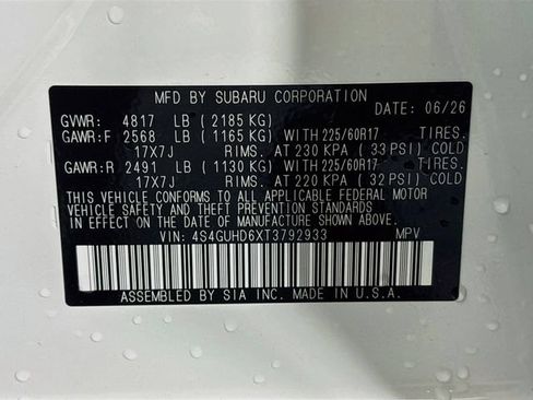 New 2026 Subaru Crosstrek 2.5i Premium AWD/4WD image 30