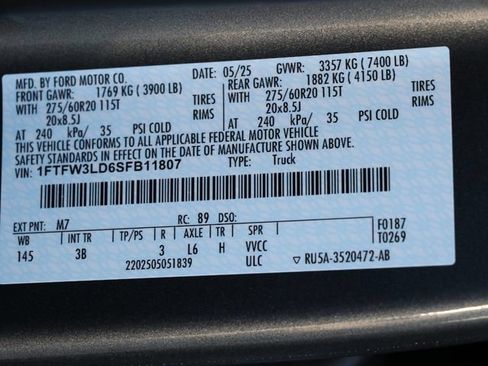 Used 2025 Ford F150 XLT w/ Equipment Group 303A High AWD/4WD image 32