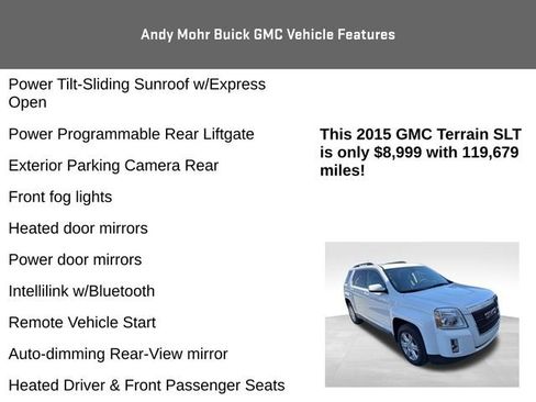 Used 2015 GMC Terrain SLT w/ Open Road Package image 12