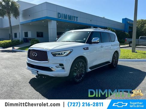 Used 2024 INFINITI QX80 Sensory w/ Cargo Package RWD image 1