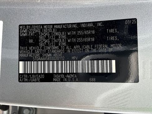 Used 2025 Toyota Grand Highlander FWD image 43