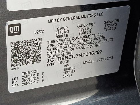 Certified 2022 GMC Sierra 1500 SLE w/ X31 Off-Road Package image 27