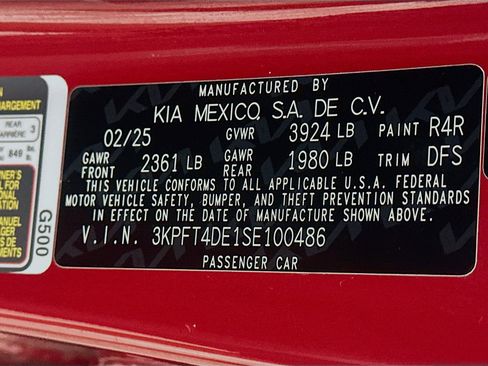 Used 2025 Kia K4 FWD image 12
