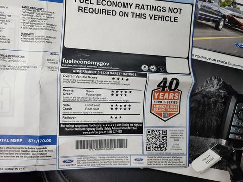 Used 2017 Ford F250 Lariat w/ Lariat Ultimate Package image 53