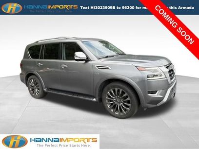 Used 2022 Nissan Armada Platinum w/ Captain's Chairs Package