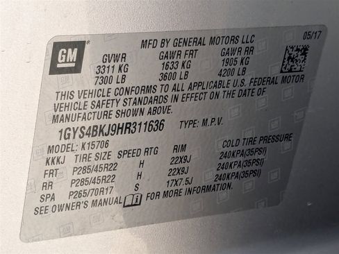 Used 2017 Cadillac Escalade Luxury image 38